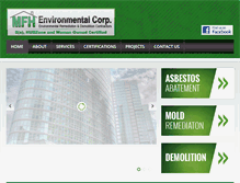 Tablet Screenshot of mfh-corp.com